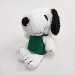 PEANUTS STARBUCKS スターバックス スタバ 新品 グリーンエプロン スヌーピー Snoopy Mini 小 ぬいぐるみ ホワイト ピーナッツ【中古】4-