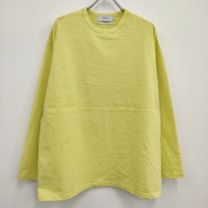 Graphpaper Recycled Cotton Jersey L/S Tee リサイクルコットン 長袖Ｔシャツ ロンＴ 23SS イエロー メンズ グラフペーパー【中古】4-04