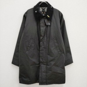 Barbour/BEAUTY&YOUTH 別注 BORDER MOONファブリック サイズ36 千鳥格子 222MWX2134 オイルド コート ブラック メンズ バブアー【中古】4