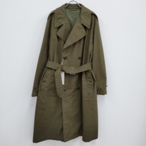 M.I.D.A. 新品 US Army M1950 Over Coat L オーバーコート 定価53900円 トレンチ ミリタリーコート カーキ メンズ ミダ【中古】4-0406M♪