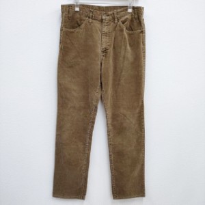 Levi’s 519 USA製 W34L32 ヴィンテージ アメリカ古着 コーデュロイ パンツ ブラウン メンズ リーバイス【中古】3-1017T♪