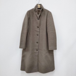 Steven Alan MELTON STAND FALL COLLAR COAT 定価57200円 メルトンコート サイズS コート グレージュ レディース スティーブンアラン【中