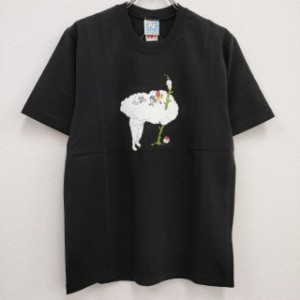 BRU NA BOINNE 新品 レスラー豆の木T No.8998 8S-205 M 定価9500円 半袖Ｔシャツ カットソー ブラック メンズ ブルーナボイン【中古】4-0