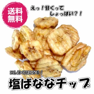 塩バナナチップス ココナッツオイル仕上げ 1kg／500gパックが2袋入り チップス 送料無料（塩ばなな500g×2P） 塩バナナ お菓子 塩味 チャ