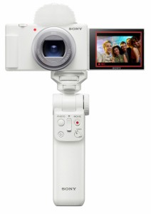 SONY ソニー VLOGCAM ZV-1II シューティンググリップキット ホワイト(ZV-1M2G W) 【JAN:4546821923778】