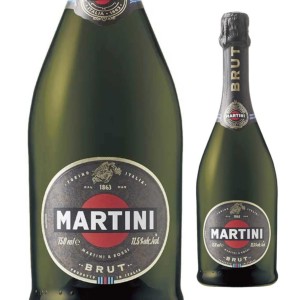 ワイン スパークリングワイン wine マルティーニ ブリュット 750ml スパークリングワイン 白 辛口 泡 イタリア ［1本］