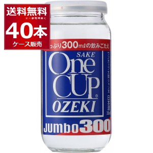 清酒 日本酒 送料無料 大関 上撰 ワンカップジャンボ 300ml×40本(2ケース) [送料無料※一部地域は除く]