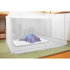 【新生活】 害虫を通さない 吊り下げ蚊帳 6畳用 (300cm × 250cm × 200cm) 【取寄商品】【北海道・沖縄送料別】