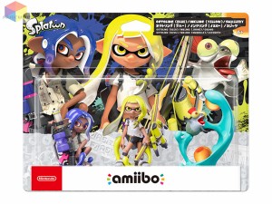 任天堂 amiibo  インクリングイエロー オクトリングブルー コジャケ トリプルセット　スプラトゥーンシリーズ アミーボ　スプラトゥーン