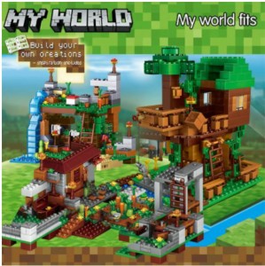 MINECRAFT マインクラフト風 ブロック おもちゃ ジャングルの密林シリーズ レゴ互換 ブロック LEGOブロック レゴブロック 互換 レゴ 子供