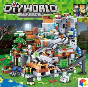 MINECRAFT マインクラフト風 ブロック おもちゃ 山の洞窟シリーズ レゴ互換 ブロック LEGOブロック レゴブロック 互換 レゴ 子供 レゴ ク