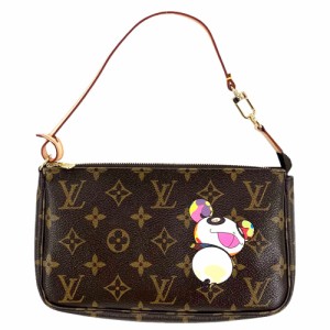 LOUIS VUITTON ルイヴィトン ハンドバッグ モノグラムパンダ ポシェットアクセソワール アクセサリーポーチ ミニバッグ 村上隆 かばん 鞄