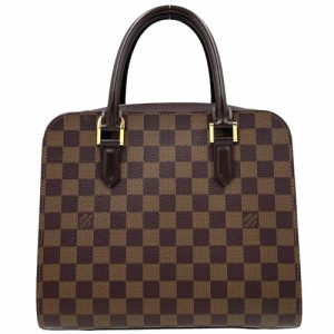 LOUIS VUITTON ルイヴィトン ハンドバッグ ダミエ トリアナ 鞄 かばん ブラウン 茶 N51155    ゴールド金具 レディース 人気【中古品】