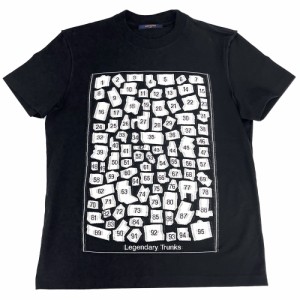 LOUIS VUITTON ルイヴィトン 半袖Ｔシャツ レジェンダリートランクジャガード トップス アパレル 服 RM222V NS3 HNY01W M ブラック 黒 コ