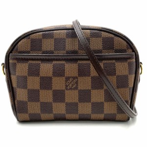 LOUIS VUITTON ルイヴィトン ショルダーバッグ ダミエ ポシェットイパネマ ウエストポーチ 小さめバッグ 肩掛け 斜め掛け ブラウン 茶 か