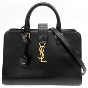 SAINT LAURENT PARIS サンローランパリ 2WAY スモールカバス ハンドバッグ ショルダーバッグ 肩掛け 斜め掛け YSLロゴ  鞄 かばん 568850