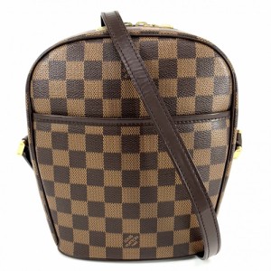 LOUIS VUITTON ルイヴィトン ショルダーバッグ ダミエ イパネマPM 肩掛け 斜め掛け 鞄 かばん N51294    ブラウン 茶 ゴールド金具 レデ