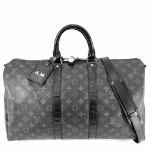 LOUIS VUITTON ルイヴィトン ボストンバッグ モノグラムエクリプス キーポルバンドリエール45 トラベルバッグ ハンドバッグ 肩掛け 斜め