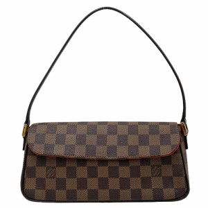 LOUIS VUITTON ルイヴィトン ハンドバッグ ダミエ レコレーター かばん 鞄 小さめ N51299    ブラウン 茶 ゴールド金具 レディース 美品