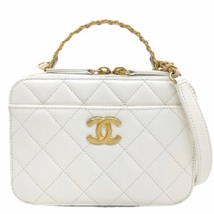 CHANEL シャネル 2WAY マトラッセ ショルダーバッグ スモールバニティケース 肩掛け 斜め掛け ココマーク ココ かばん 鞄 ラムスキン    