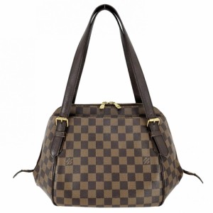 LOUIS VUITTON ルイヴィトン ハンドバッグ ダミエ ベレムMM 肩掛け かばん 鞄 N51174    ブラウン 茶 ゴールド金具 レディース【中古品】