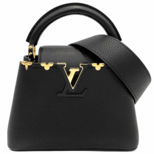 LOUIS VUITTON ルイヴィトン 2WAY カプシーヌミニ ハンドバッグ ショルダーバッグ 肩掛け 斜め掛け MINI ブラック 黒 小さめ 鞄 かばん M