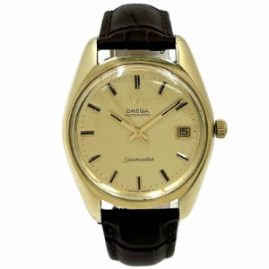 OMEGA オメガ 腕時計 シーマスターデイト ヴィンテージ Cal.565 ゴールド文字盤 166.067 自動巻き ステンレススチール  メッキ   メンズ