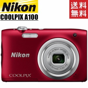 ニコン Nikon COOLPIX A100 クールピクス レッド 中古