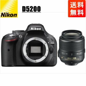 ニコン Nikon D5200 AF-S 18-55mm VR 標準 レンズセット 手振れ補正 デジタル一眼レフ カメラ 中古