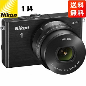 ニコン Nikon 1 J4 10-30mm 標準パワーズームレンズキット ブラック ミラーレス一眼 カメラ 中古