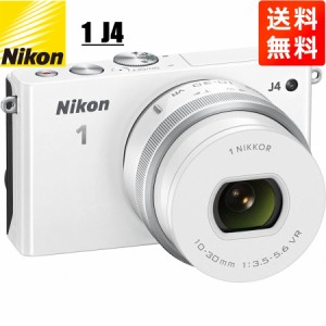 ニコン Nikon 1 J4 10-30mm 標準パワーズームレンズキット ホワイト ミラーレス一眼 カメラ 中古