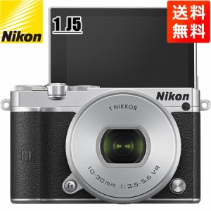 ニコン Nikon 1 J5 10-30mm 標準パワーズームレンズキット シルバー ミラーレス一眼 カメラ 中古