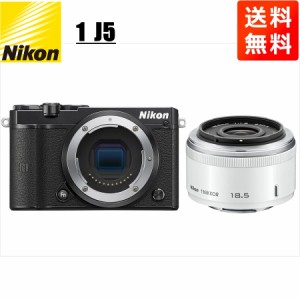 ニコン Nikon J5 ブラックボディ 18.5mm 1.8 ホワイト 単焦点 レンズセット ミラーレス一眼 カメラ 中古