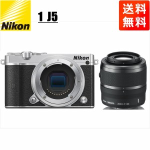 ニコン Nikon J5 シルバーボディ 30-110mm ブラック 望遠 レンズセット ミラーレス一眼 カメラ 中古