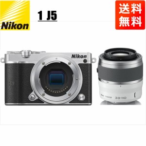 ニコン Nikon J5 シルバーボディ 30-110mm ホワイト 望遠 レンズセット ミラーレス一眼 カメラ 中古
