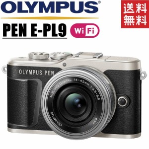 オリンパス OLYMPUS PEN E-PL9 レンズキット ブラック ミラーレス 一眼レフ 中古