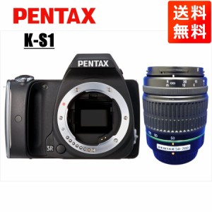 ペンタックス PENTAX K-S1 55-200mm 望遠 レンズセット ブラック デジタル一眼レフ カメラ 中古
