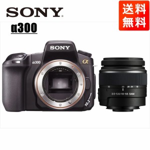 ソニー SONY α300 DT 18-55mm 標準 レンズセット デジタル一眼レフ カメラ 中古