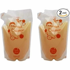 サニープレイス ナノサプリ クレンジングシャンプー オレンジ 800ml 詰替用 レフィル x2個セット