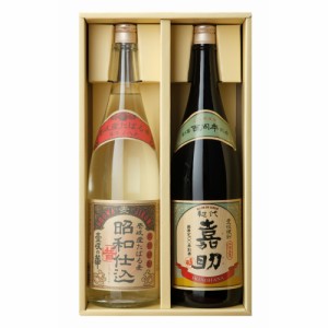 初代嘉助・昭和仕込 [焼酎25度1800ml2本セット] 壱岐焼酎 麦焼酎 飲み比べ