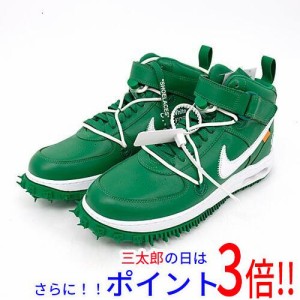 送料無料 NIKE ナイキ AIR FORCE 1 MID SP LTHR DR0500-300 Off-White Pine Green/WHITE-WHITE 28.5cm 箱いたみ ラウンドトゥ ハイカット