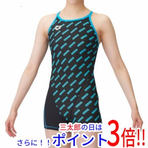 送料無料 arena アリーナ S サイズ トレーニングワンピーススパッツ(オープンバック・ミドルレッグ) FSA-3617W BLU