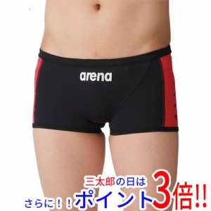 送料無料 arena アリーナ S サイズ トレーニングスパッツ(ショートレッグ) FLA-2971 BKRD ブラック×レッド×ブラック×ブラック