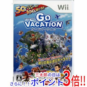 送料無料 バンダイナムコエンターテインメント 【新品訳あり(箱きず・やぶれ)】 GO VACATION(ゴーバケーション) Wii