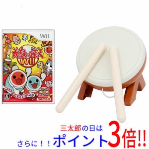 【中古即納】送料無料 バンダイナムコエンターテインメント 太鼓の達人Wii 専用コントローラ「太鼓とバチ」同梱 外箱なし・ディスク傷・