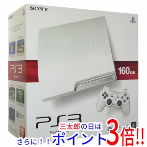 【中古即納】送料無料 ソニー SONY プレイステーション3 160G ホワイト CECH-3000ALW 日焼け 元箱あり