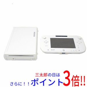 【中古即納】送料無料 任天堂 Wii U BASIC SET shiro 8GB 本体・ゲームパッドのみ