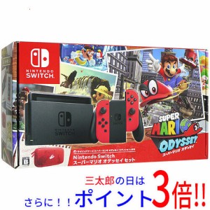 【中古即納】送料無料 任天堂 Nintendo Switch スーパーマリオ オデッセイセット HAC-S-KADEE ソフトなし 元箱あり