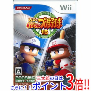 【中古即納】コナミ 実況パワフルプロ野球15 Wii ディスク傷