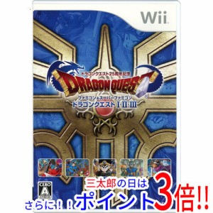 【中古即納】送料無料 スクウェア・エニックス ドラクエ25周年記念 FC＆SFC ドラゴンクエストI・II・III Wii 外箱・攻略本なし・ディスク